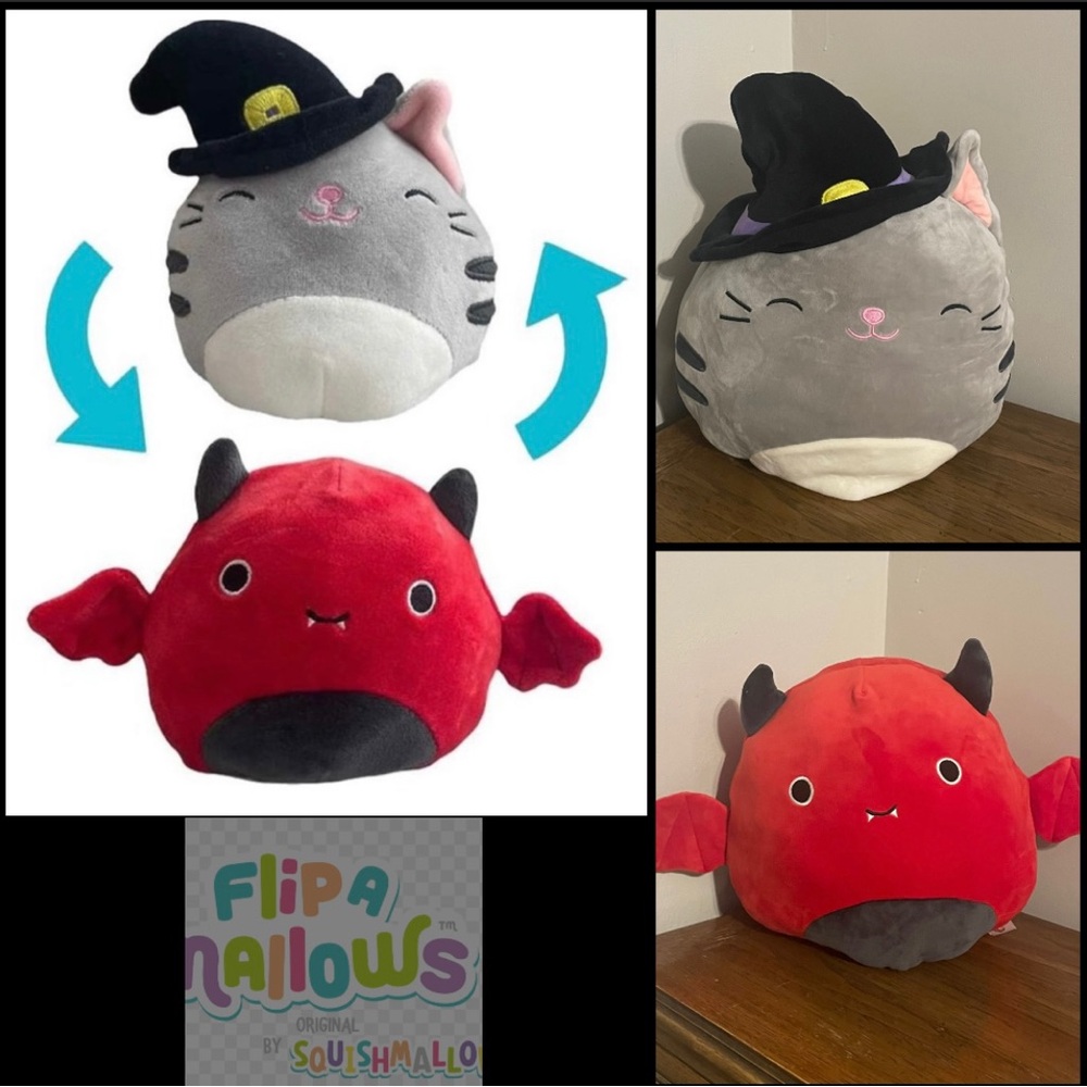 Flipamallows by Squishmallows 12” Tally & Dante